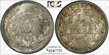 1918-D 1/2 Mk J-16 MS68