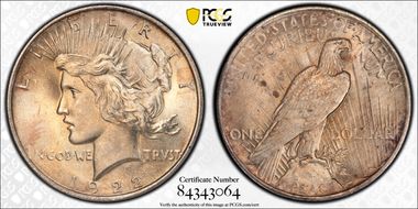 1922 $1 VAM 5B, TDR Wing Break MS65