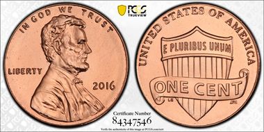 2016 1C Shield MS67RD