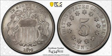 1870 5C MS66+