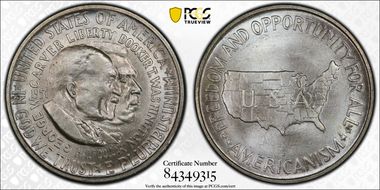 1951-D 50C Washington-Carver MS66+