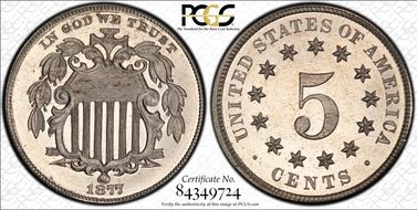 1877 5C PR66+ CAM