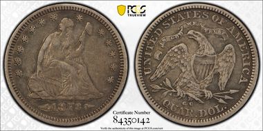 1873-CC 25C Arrows VF35