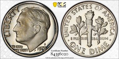 1979-S 10C Type 2 PR70DCAM