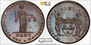 1795 Tk 1/2D DH-36 Kent, Maidstone MS65BN