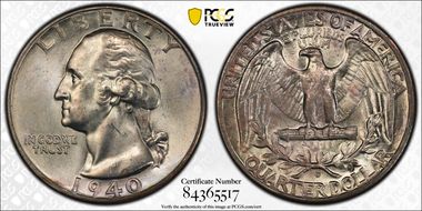 1940-D 25C DDO FS-101 MS65