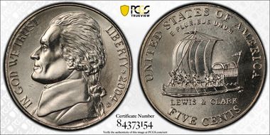 2004-D 5C Keel Boat MS67