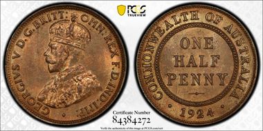 1924 1/2D MS65RB