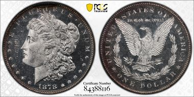 1878 7TF $1 R78 VAM 141 Tripled Star MS63DMPL