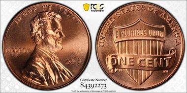 2013 1C Shield MS68RD