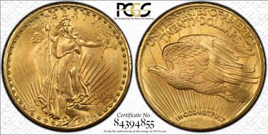 1928 $20 MS66+
