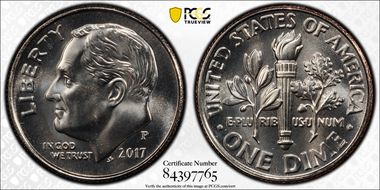 2017-P 10C First Strike MS68FB