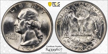 1941-D 25C MS65