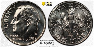 2017-D 10C First Strike MS67FB