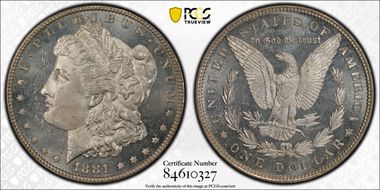 1881 $1 MS66PL