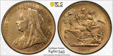 1899-M Sov S-3875 AU58