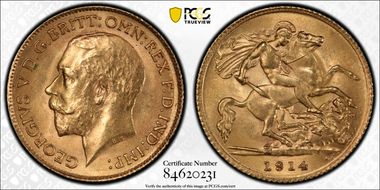 1914 1/2 Sov S-4006 MS64+