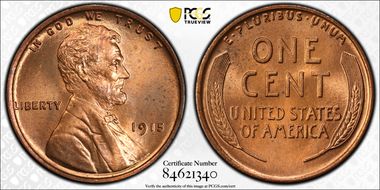1915 1C MS65RD
