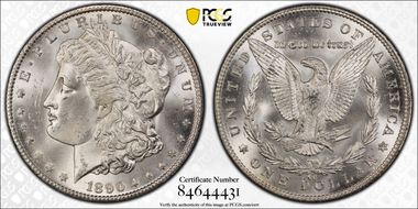 1890-CC $1 MS64+