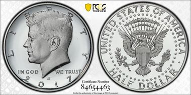 2017-S 50C Silver First Day of Issue PR70DCAM