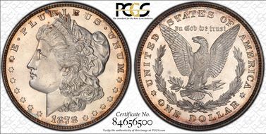 1878 8TF $1 PR64+ CAM