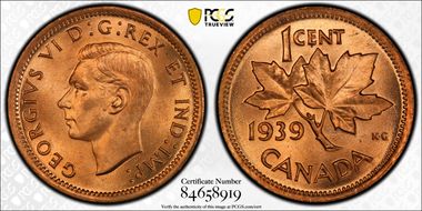 1939 1C MS66RD