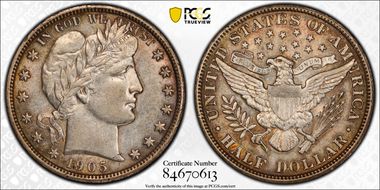 1905 50C AU53