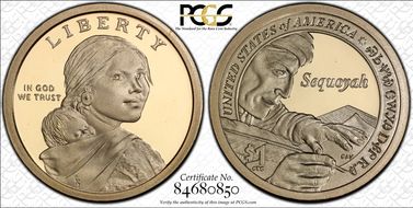 2017-S $1 Native American PR70DCAM