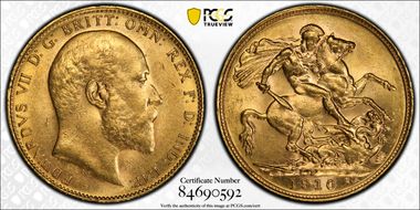 1910-S Sov S-3973 MS62