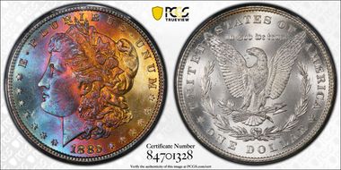1885 $1 MS64