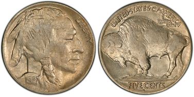 1927-D 5C 2 Feathers FS-401 XF45