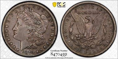 1879-CC $1 XF40