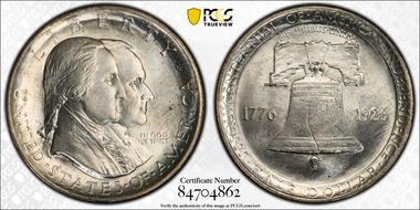 1926 50C Sesquicentennial MS64