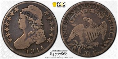 1814 50C Overton 102a VG10