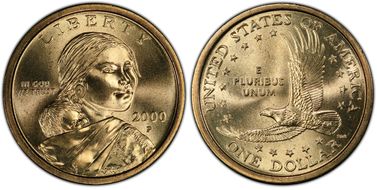 2000-P SAC$1 "Wounded Eagle" FS-901 MS68