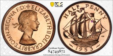 1953 1/2D S-4155 PR66RD