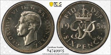 1950 6D S-4110 PR66+ 