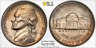 1939 5C Reverse of 1938 MS66