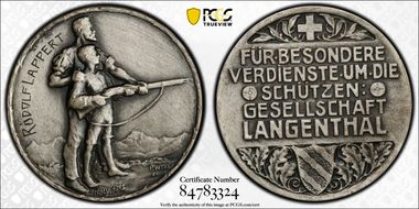 No Date Medal Bern R-382 Matte SP65