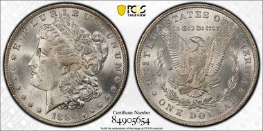 1886-O $1 MS64