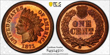 1871 1C PR66RB