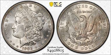 1903-O $1 MS62