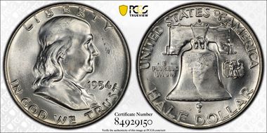 1954-D 50C "Bugs Bunny" FS-401 MS65FBL