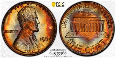 1964 1C MS65BN