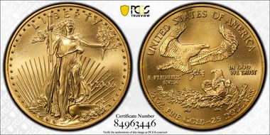 2006 $25 Gold Eagle MS70
