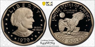 1979-S SBA$1 Type 2 PR70DCAM