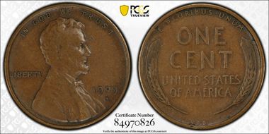 1909-S VDB 1C XF40BN