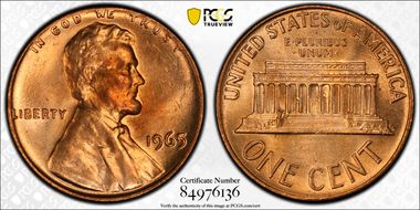 1965 1C MS64RD
