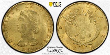 1835-RS 8 Esc Restrepo-165.29 Bogota MS63