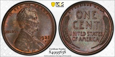 1925-D 1C MS65BN